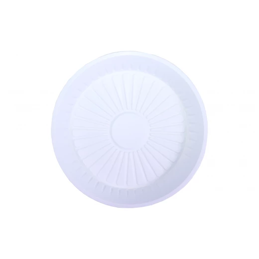 RZ Plastic Plates Round White 26 cm  50 Pieces - RZ Products - Image 2