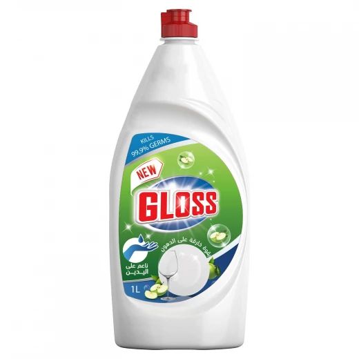 Gloss apple-scented dishwashing liquid (1000 ml) Gloss apple-scented dishwashing liquid (1000 ml)