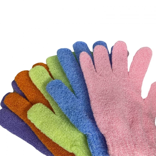 Elegance Naturelle Scrubbing Gloves, Assorted Elegance Naturelle Scrubbing Gloves, Assorted