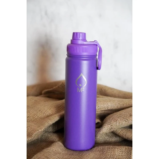 MF 650ml Stainless Steel Water Bottle, Double Wall Vacuum Insulated, Leak-Proof, Reusable, BPA-Free Flask, Keeps Drinks Hot or Cold for 24 Hours MF 650ml Stainless Steel Water Bottle, Double Wall Vacuum Insulated, Leak-Proof, Reusable, BPA-Free Flask, Keeps Drinks Hot or Cold for 24 Hours