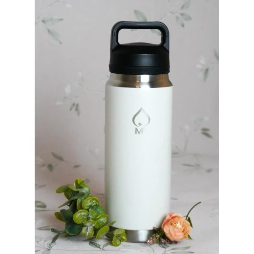 MF 800ml Stainless Steel Water Bottle, Double Wall Vacuum Insulated, Spill-Proof, Reusable, Keeps Drinks Hot or Cold for 24 Hours, BPA-Free Flask MF 800ml Stainless Steel Water Bottle, Double Wall Vacuum Insulated, Spill-Proof, Reusable, Keeps Drinks Hot or Cold for 24 Hours, BPA-Free Flask