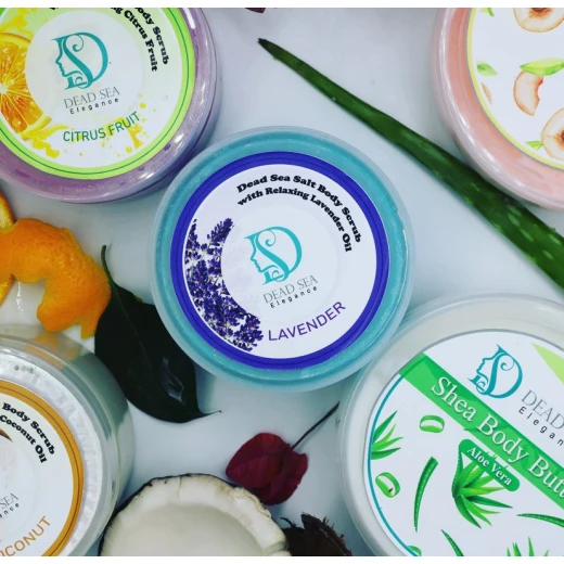 Dead Sea Body Scrub with Relaxing Aloe Vera - Image 2