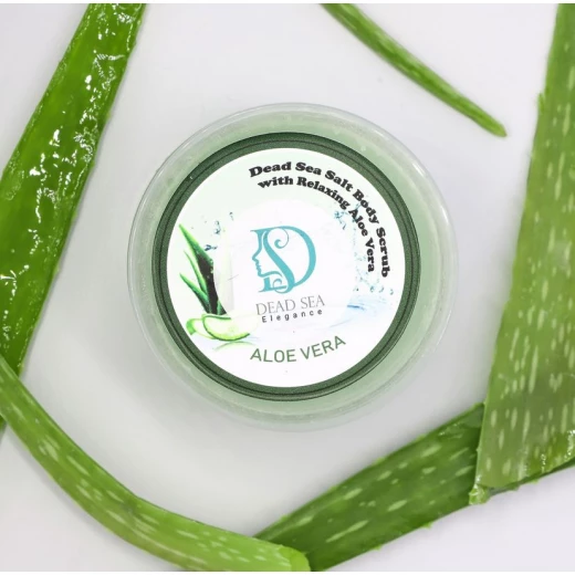 Dead Sea Body Scrub with Relaxing Aloe Vera - Image 3