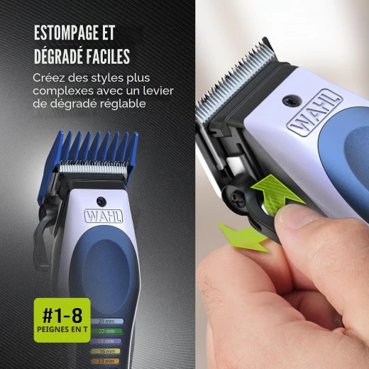 WAHL Color Pro Lithium Combi Kit, Complete Cutting Kit, Adjustable Lever for Length Control - Wahl - Image 5