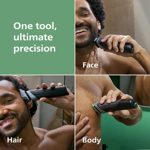 Philips All-in-One 5000 21-in-1 Trimmer, Face, Hair & Body, Black - Philips - Image 2