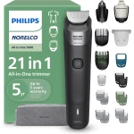 Philips All-in-One 5000 21-in-1 Trimmer, Face, Hair & Body, Black - Philips