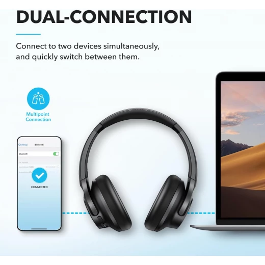 Soundcore by Anker Q20i Hybrid Active Noise Cancelling Headphones - anker - Image 8