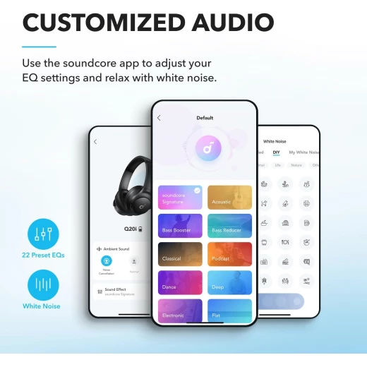 Soundcore by Anker Q20i Hybrid Active Noise Cancelling Headphones - anker - Image 5