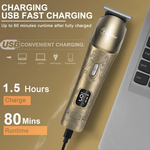 Hatteker Upgraded Beard Trimmer for Men Waterproof Cordless - Hatteker - Image 4