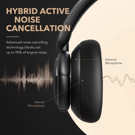 Soundcore by Anker Life Q30 Hybrid Active Noise Cancelling Headphones - anker - Image 6