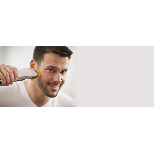 Remington Colour Cut Hair Clippers Kit, Advanced Steel Self-Sharpening Blades, 9 Color Guide Combs, Taper Lever, Scissors & Styling Tools - Remington - Image 2