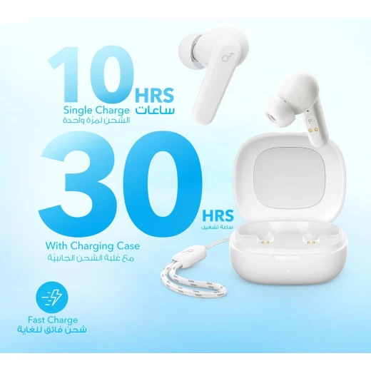 سماعات بلوتوث من انكر بي 20 اي لون ابيض - انكر - Image 5