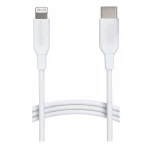 كيبل USB C إلى Lightning (معتمد من MFi) شحن سريع لأجهزة ايفون و ايباد أبيض من امازون - امازون