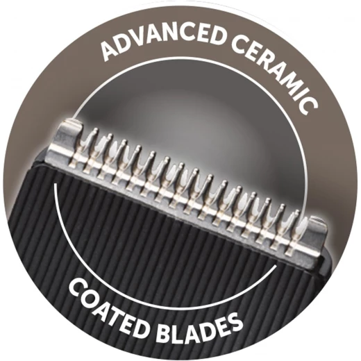 Remington Barba Beard Trimmer (Advanced Ceramic Blades, Pop-up Detail Trimmer, Adjustable Zoom Wheel, 9 Length Settings - Remington - Image 5
