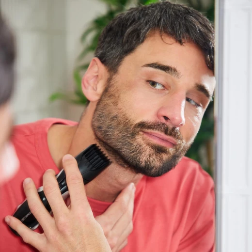 Remington Barba Beard Trimmer (Advanced Ceramic Blades, Pop-up Detail Trimmer, Adjustable Zoom Wheel, 9 Length Settings - Remington - Image 7