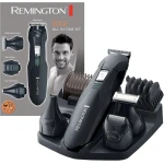 Remington Beard Trimmer Edge (Versatile: Face & Body Hair, Steel Blades, 4 Interchangeable Heads + 6 Combs - Remington