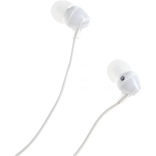 سماعات رأس ستيريو من سوني MDR-EX15AP WT داخل الأذن خفيفة الوزن مع إمكانية التحكم عبر الهاتف الذكي (أبيض) - سوني - Image 2