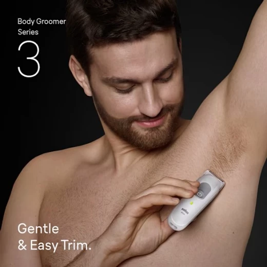 Braun Series 3 Body & Face Groomer Trimmer 2 Combs Cleaning Brush - Braun - Image 6