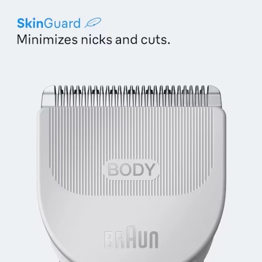 Braun Series 3 Body & Face Groomer Trimmer 2 Combs Cleaning Brush - Braun - Image 3