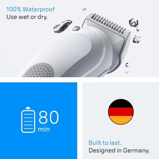 Braun Series 3 Body & Face Groomer Trimmer 2 Combs Cleaning Brush - Braun - Image 2