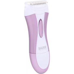 Bauer Professional Lady Shaver, Wet & Dry Cordless Electric Shaver, Stainless Steel Blades for a Silky Smooth Finish, Battery Operated