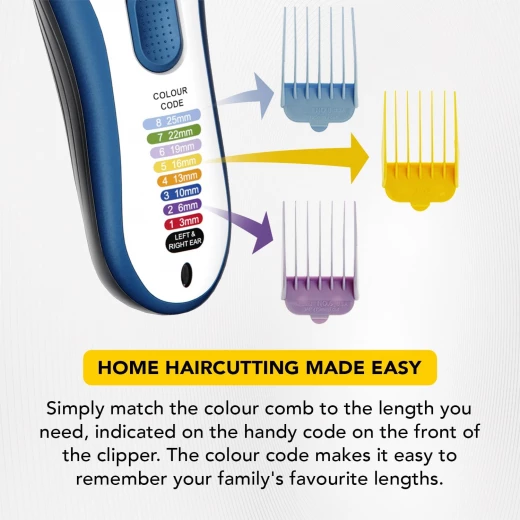 Wahl Colour Pro Cordless 3-in-1 Hair Cutting Kit, Rechargeable Hair Clipper - Wahl - Image 5