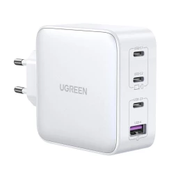 Ugreen Fast charger GaN 3xUSB C / USB 100W - white