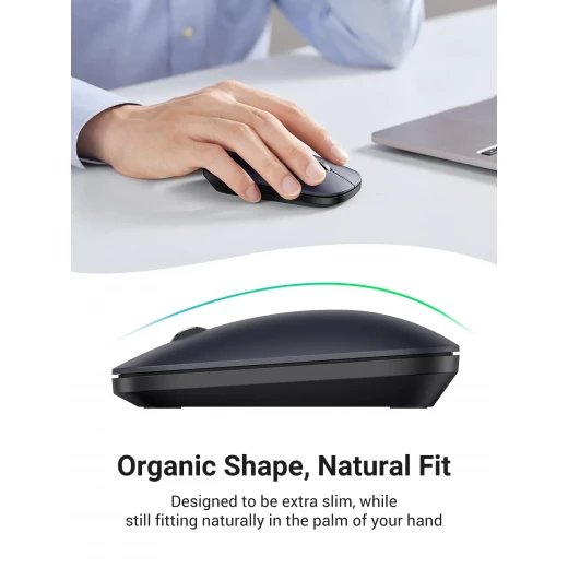 UGREEN Wireless Mouse for Laptop, Ultra-Slim Silent Mouse with USB Receiver - Ugreen - Image 4
