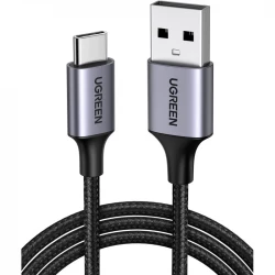 UGREEN USB to USB C Cable, Car Carplay Cable USB A to Type C Cable Fast Charging Braided 1.5m