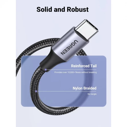 UGREEN USB to USB C Cable, Car Carplay Cable USB A to Type C Cable Fast Charging Braided 1.5m - Ugreen - Image 8