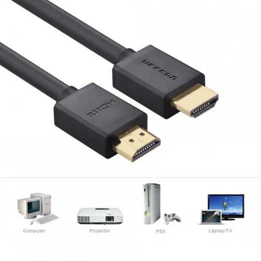 Ugreen HDMI Male to Male Cable 4K 1.5M (Black) - Ugreen - Image 4