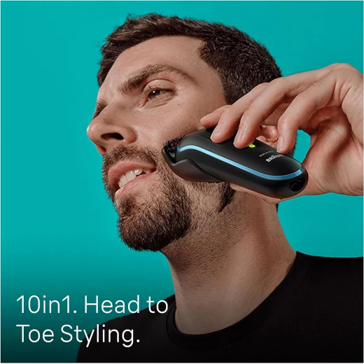 ماكنة حلاقه براون الكل في واحد 10ب1 للرأس واللحيه والجسم - براون - Image 2