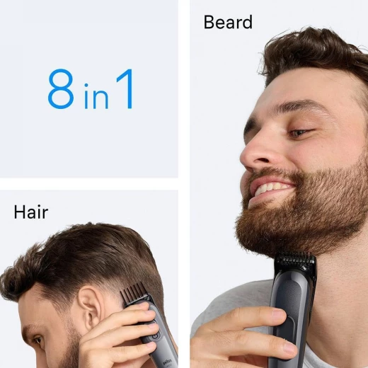 Braun All-in-One Series 3 AIO 3540, 8-in-1 Grooming Kit, Ultra Sharp Blade - Braun - Image 5