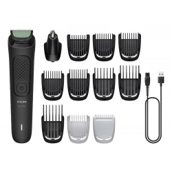 Philips Multigroom Series 3000, All-in-One Trimmer, 12 pieces (head + Body)