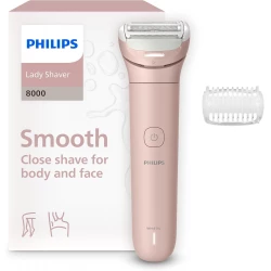 Philips Lady Shaver 8000 Series Cordless Shaver for Wet and Dry Skin - 3-Blade Shaving System