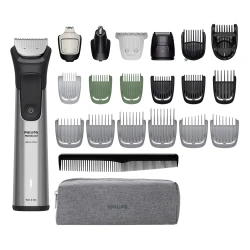 Philips All-in-One Series 7000 23-Piece Trimmer - Electric Shaver and Clipper for Face, Beard, Head & Body