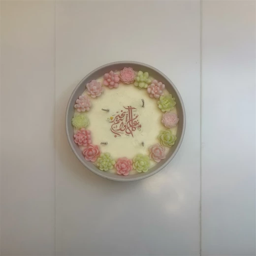 Niveole Decorative Soy Wax Candle Tray – 100% Natural Scented Soy Candle with Floral Decoration, “Wishing You Well Every Year” Gift Design, Perfect Occasion Gift and Elegant Home Décor - Niveole - Image 4