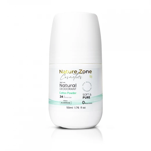 Nature Zone Cotton Powder Smell Natural Deodorant Roll-On With Vitamins E,C | Natural Ingredients, Free Aluminum, Alcohol, Plastic, Cruelty, Vegan, Paraben | Long-lasting Odor Protection For Women & Men & Kids Nature Zone Cotton Powder Smell Natural Deodorant Roll-On With Vitamins E,C | Natural Ingredients, Free Aluminum, Alcohol, Plastic, Cruelty, Vegan, Paraben | Long-lasting Odor Protection For Women & Men & Kids