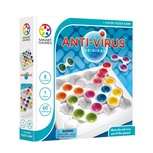 SmartGames Anti Virus Single Player Board Game with 60 Challenges for Ages 8 Adult - SmartGames - Image 5