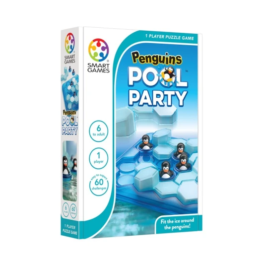SmartGames Penguins Pool Party Single Player Skill Building Travel Game with 60 Challenges for Ages 6 to Adult - SmartGames - Image 4
