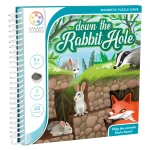 SmartGames Down the Rabbit Hole Magnetic Travel Game with 48 Challenges for Ages 5+ - SmartGames