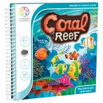 SmartGames Coral Reef Magnetic Travel Game with 48 Challenges for Ages 4+ - SmartGames