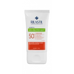 كريم ريلاستيل أكنستيل لتنظيم إفراز الدهون مع حماية شمس SPF50+، يساعد على تقليل اللمعان والحبوب، يحمي البشرة من الأشعة فوق البنفسجية، تركيبة خفيفة غير دهنية، مناسب للبشرة الدهنية والمختلطة للاستخدام اليومي