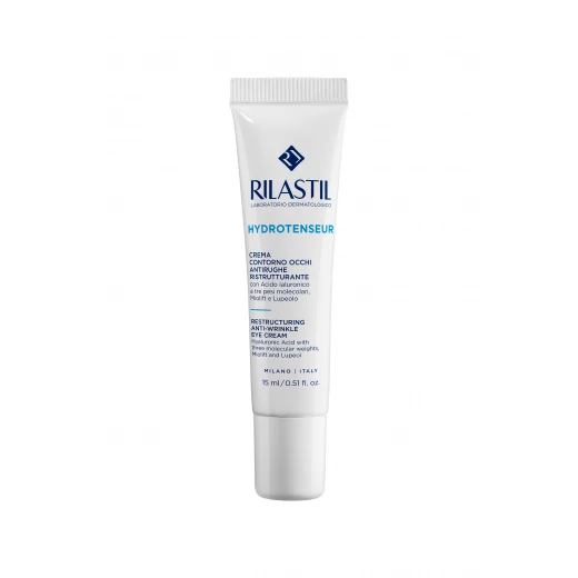 Rilastil Hydrotenseur Restructuring Anti Wrinkle Eye Contour Cream 15ml, reduces fine lines and dark circles, hydrates and firms delicate eye area, lightweight fast absorbing formula, suitable for daily use all skin types Rilastil Hydrotenseur Restructuring Anti Wrinkle Eye Contour Cream 15ml, reduces fine lines and dark circles, hydrates and firms delicate eye area, lightweight fast absorbing formula, suitable for daily use all skin types