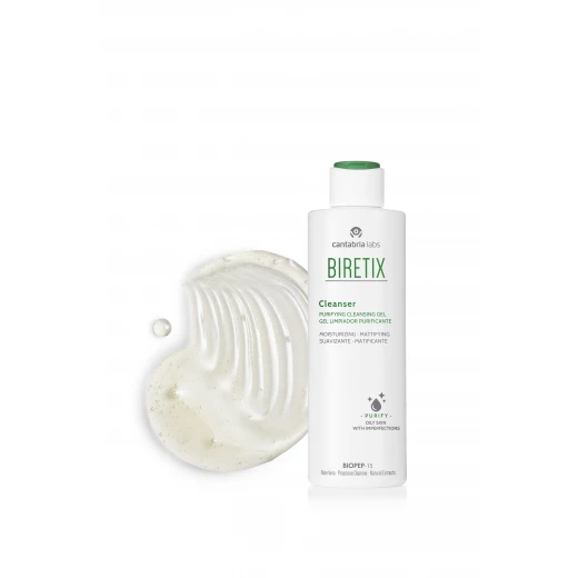 Biretix Purifying Cleansing Gel 200ml – Sebo-Regulating Face Cleanser, Hydrating, Mattifying and Soothing, Dermatologically and Ophthalmologically Tested Biretix Purifying Cleansing Gel 200ml – Sebo-Regulating Face Cleanser, Hydrating, Mattifying and Soothing, Dermatologically and Ophthalmologically Tested