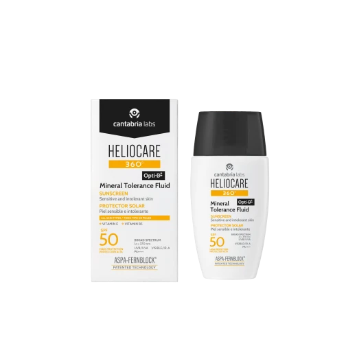 Heliocare 360 Mineral Tolerance Fluid  Spf 50 Sunblock 50 ml - Heliocare - Image 2