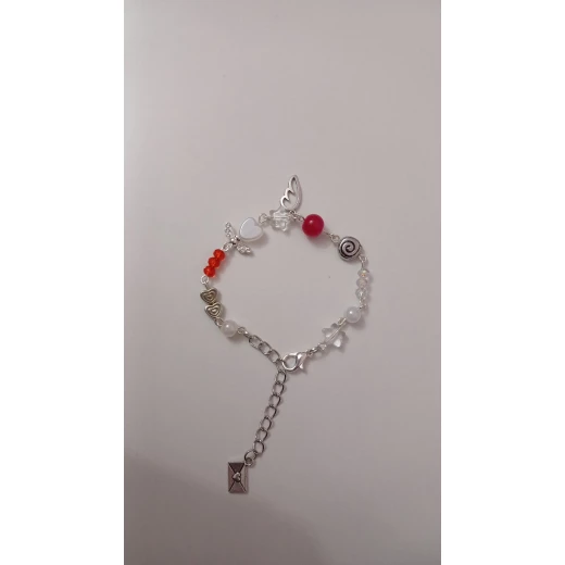 Red angelic beads bracelet - Angel - Image 3