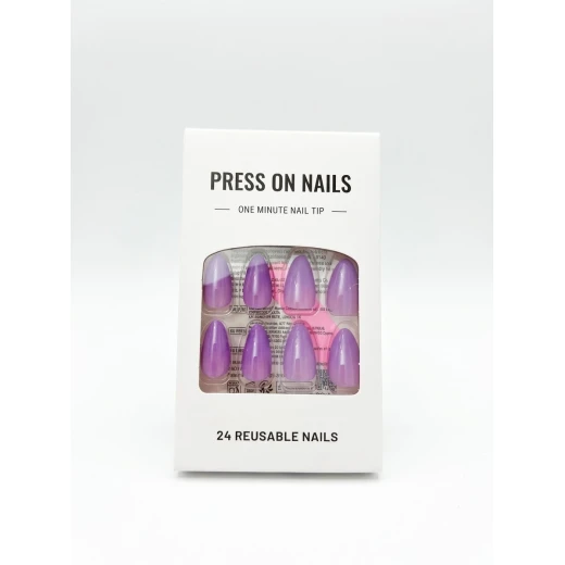 Mauve Almond Press-On Nails Kit (24 Pcs) Mauve Almond Press-On Nails Kit (24 Pcs)