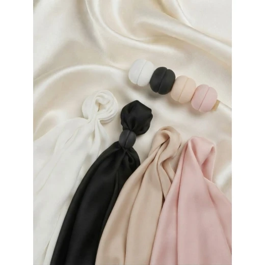 ​Chic Magnetic Hijab Pins – Set of 4 Essential Colors - Image 2