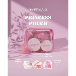 Mermaid Princess Ponch Gift Set of Body Scrub, Butter and Nail Care Mini Pack